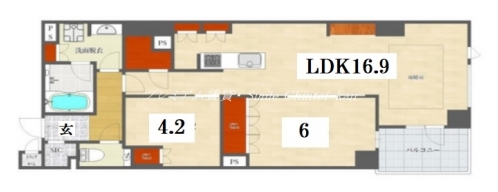 グランドメゾン京都御池通 間取り図