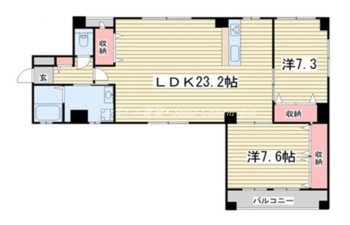 LUXESTAGE御所南 間取り図