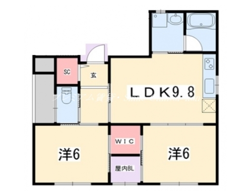 G.H.BASE 間取り図