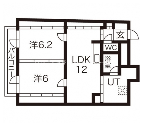 Royale離宮御所東 間取り図