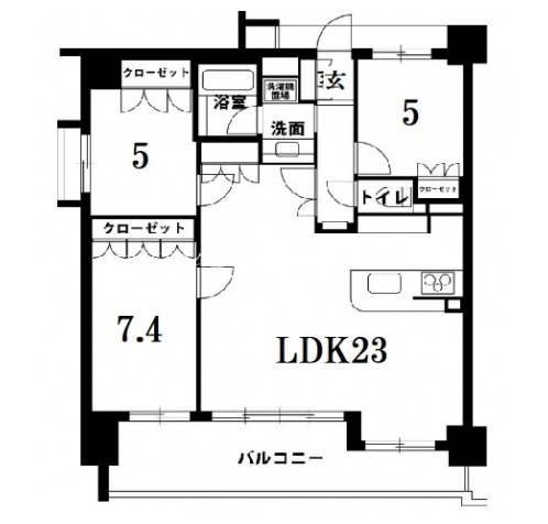 ネバーランド御所南 間取り図