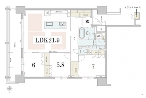 THE RESOCIA 間取り図