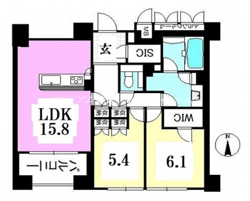 ザ・レジデンス京都東洞院四条 間取り図