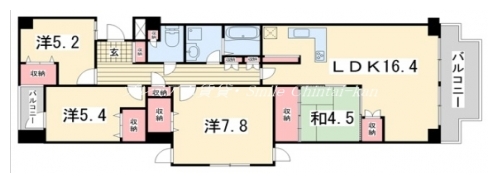 ルミエールド鴨川 間取り図