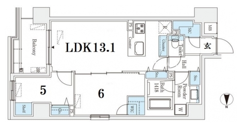 STANDZ河原町五条 間取り図