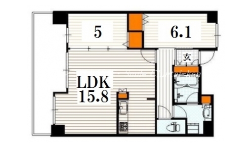 プレサンス京都四条河原町ネクステージ 間取り図