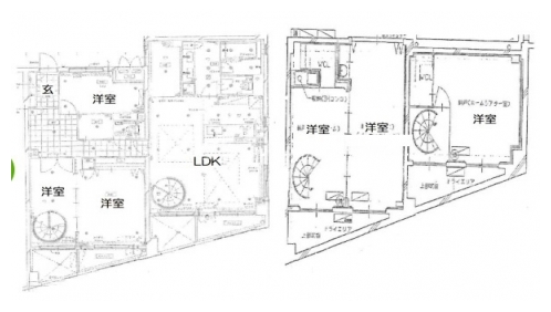 コンフォールヒルズ衣笠金閣寺道 間取り図