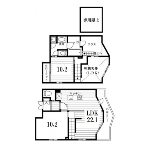 グランエターナ京都 間取り図