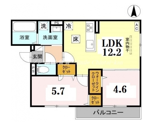 CASA上初音 間取り図