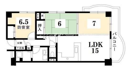 エースライフ洛北 間取り図