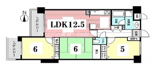 サンクタス祇園石段下 間取り図