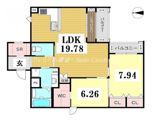 Bellissimo継孝院 間取り図