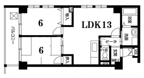 タワー御池 間取り図