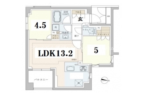 レジデンスザ京都東山大和大路 間取り図