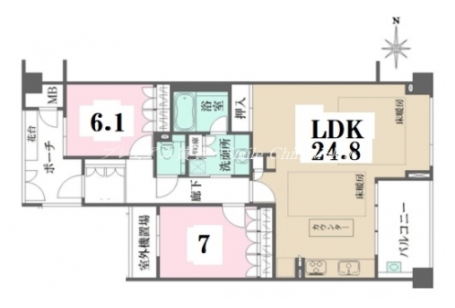 パークハウス京都岡崎有楽荘 間取り図