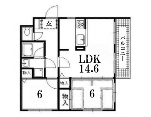 グランドパレス北園 間取り図