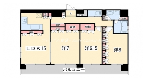 リーガル京都御所西Ⅴ 間取り図
