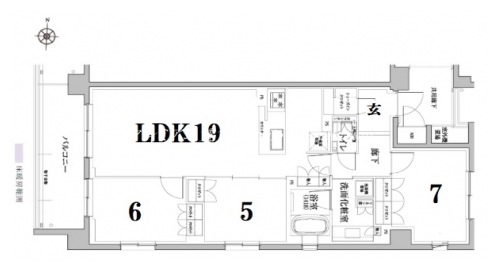 レジデンスザ京都東山大和大路 間取り図