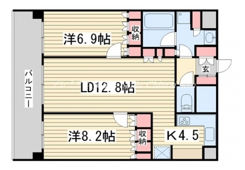 リーガル京都御所西２ 間取り図