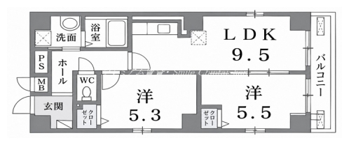 フルール川端 間取り図