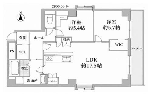 プレシャス御池 間取り図